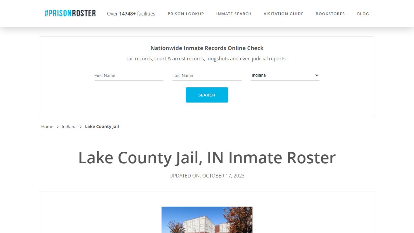Lake County Jail, IN Inmate Roster - Prisonroster